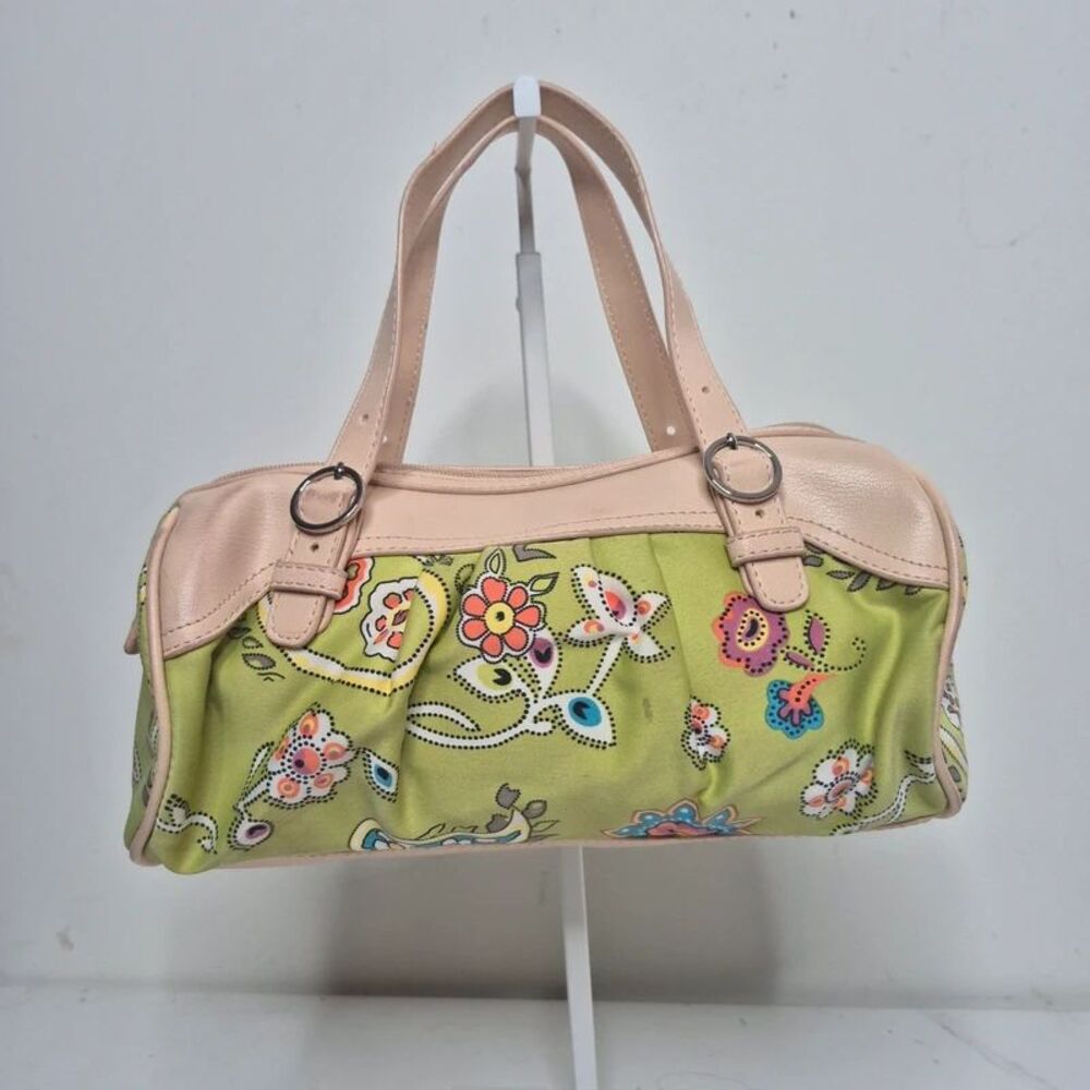 Etienne Aigner Vintage Y2K Floral Barrel Bag